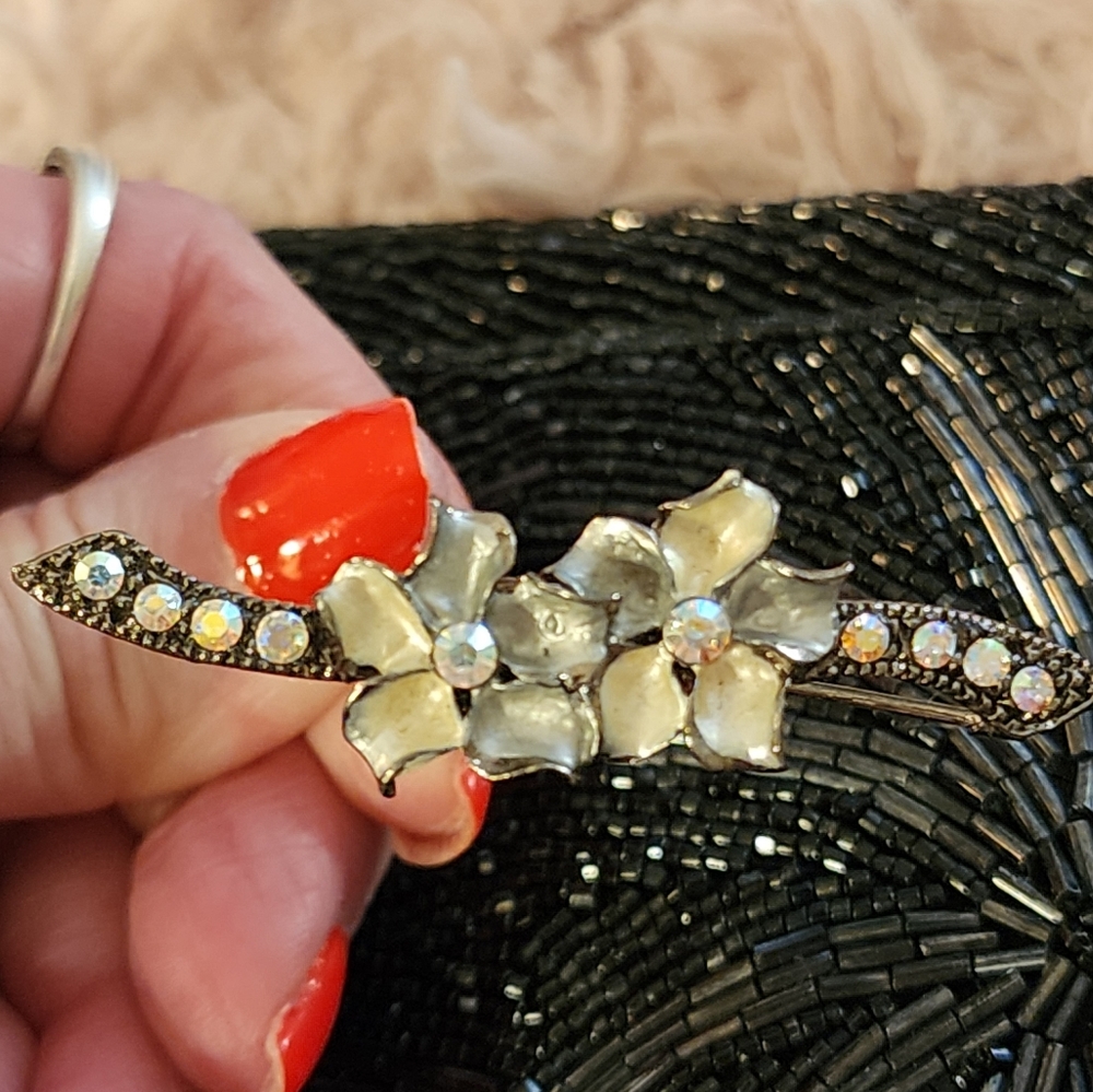 Vintage Flower Barrette